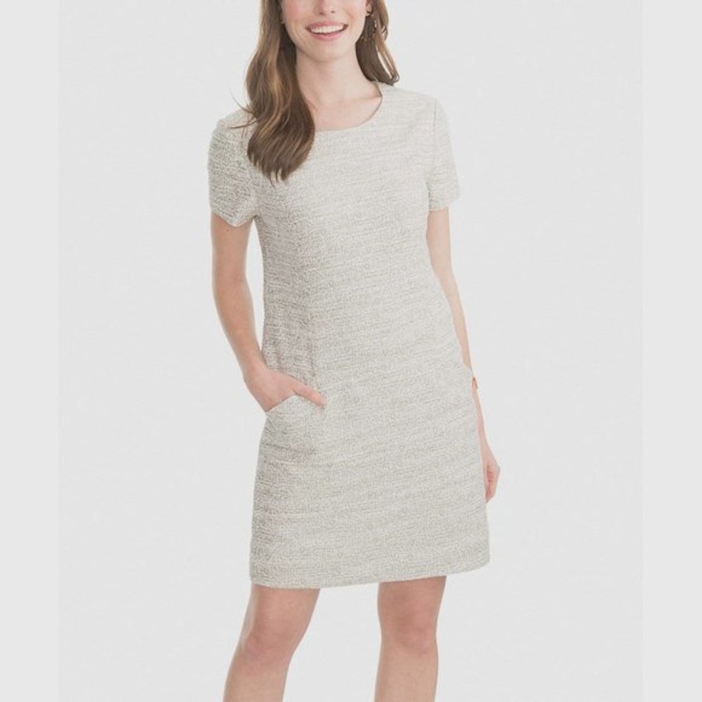 NWT Womens Size 2 or 6 Southern Tide Seagrass Green Paislee Tweed Dress